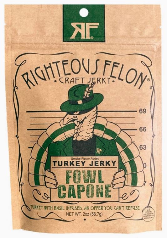 Fowl Capone Turkey Jerky