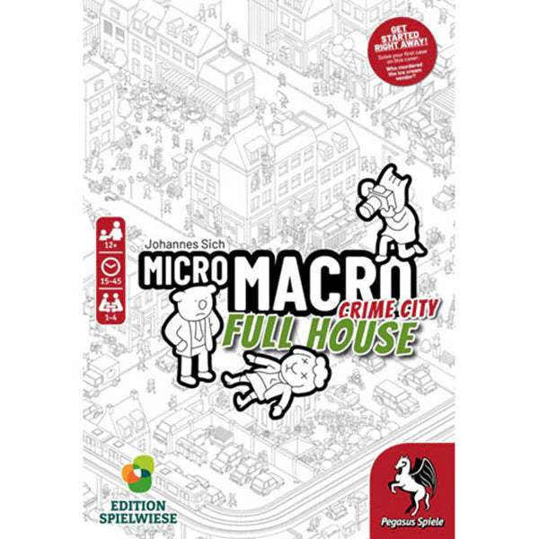 MicroMacro Crime City Full House Card Game
