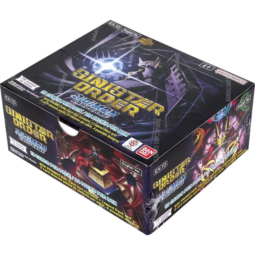 digimon ver 1.5 booster box Sinister Order Box, Shaka Wear:Large Graded Pokémon Cards Villains from all Digimon Scarlet Spider, Ben Reilly