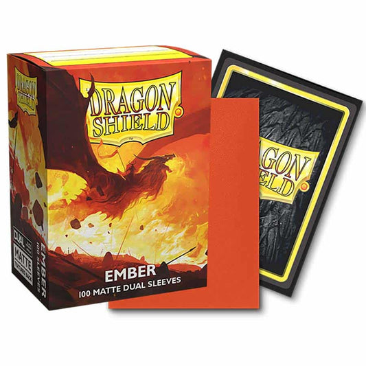 Dragon Shield Sleeves: Dual Matte: Ember (Box of 100)