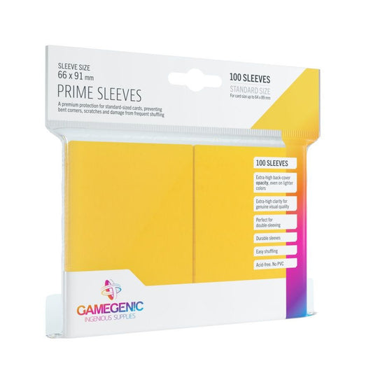 GameGenic: Prime Sleeves Yellow