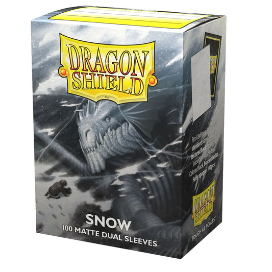 Dragon Shield Sleeves: Dual Matte: Snow (Box of 100)