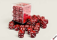 Speckled Dice: 12MM D6 Lava Stone With White Dice Block (36 Dice)