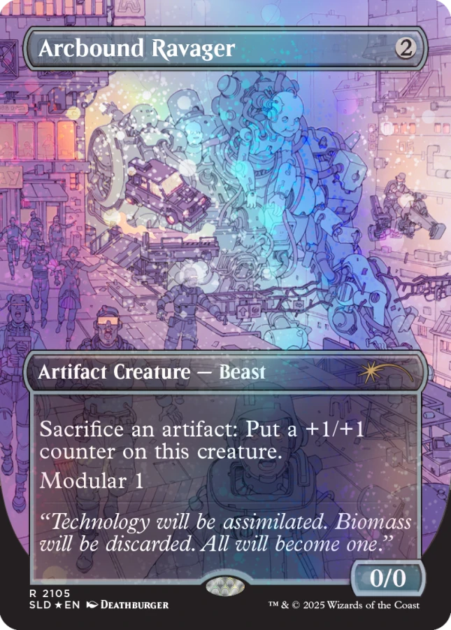 Secret Lair x Chaos Vault Drop: Featuring: Deathburger (Galaxy Foil) - Secret Lair Drop Series (SLD)