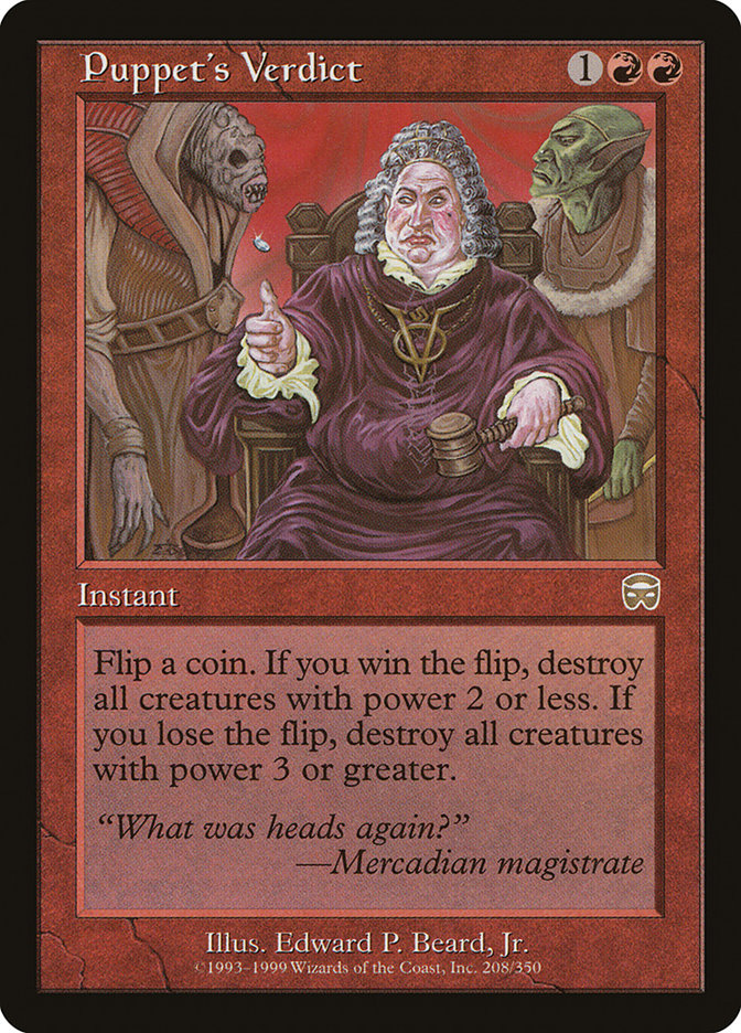 Puppet's Verdict [Mercadian Masques]