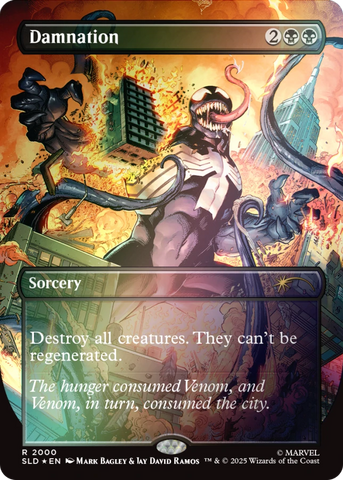 Secret Lair Drop: Secret Lair x Marvel's Spider-Man: Venom Unleashed (Colors) - Rainbow Foil Edition - Secret Lair Drop Series (SLD)