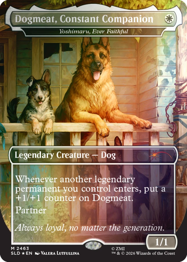 Secret Lair: Drop Series - Secret Lair x Fallout (Greet the Dog - Traditional Foil Edition)