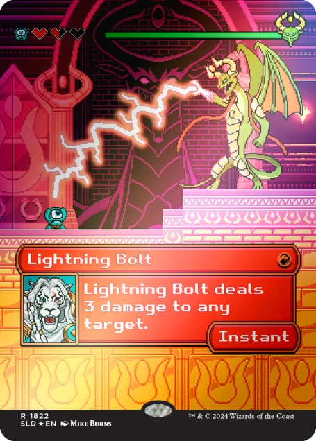 Secret Lair Drop: Pixel Perfect: Extra Life 2024 - Rainbow Foil Edition - Secret Lair Drop Series (SLD)