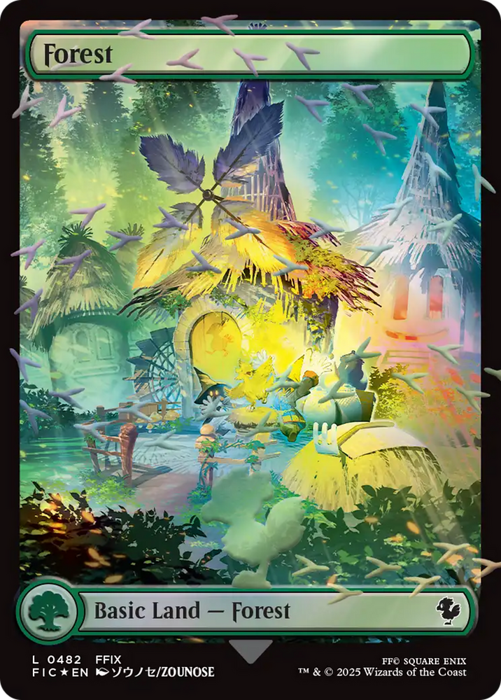 Forest (Chocobo Track Foil) [FINAL FANTASY Commander]