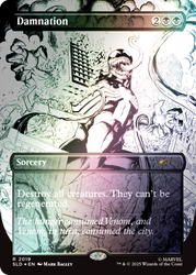 Secret Lair Drop: Secret Lair x Marvel's Spider-Man: Venom Unleashed (Inks) - Rainbow Foil Edition - Secret Lair Drop Series (SLD)