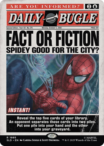 Secret Lair Drop: Secret Lair x Marvel's Spider-Man: Daily Bugle Breaking News - Non-Foil Edition - Secret Lair Drop Series (SLD)