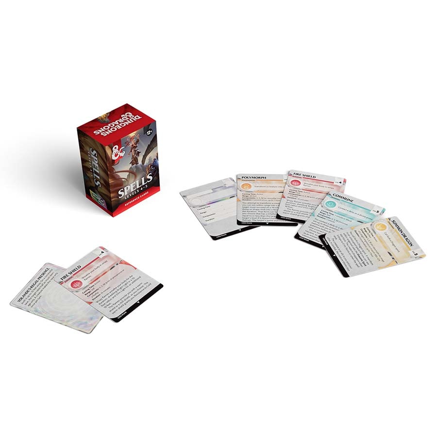 Dungeons & Dragons Reference Cards: Spells 3 (Levels 4-5)
