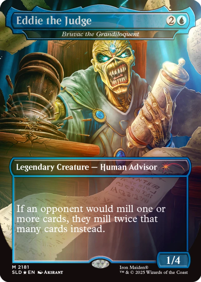 Secret Lair x Iron Maiden: Eddie Unchained - Rainbow Foil Edition - Secret Lair Drop Series (SLD)