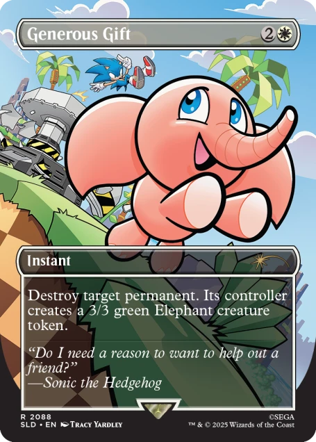 Secret Lair x Sonic the Hedgehog Superdrop: Chasing Adventure (Non-Foil) - Secret Lair Drop Series (SLD)