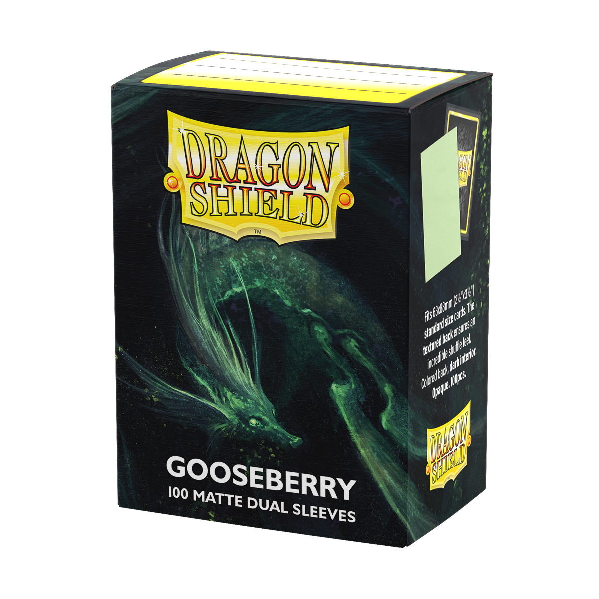 Dragon Shield: Standard 100ct Sleeves - Gooseberry (Dual Matte)