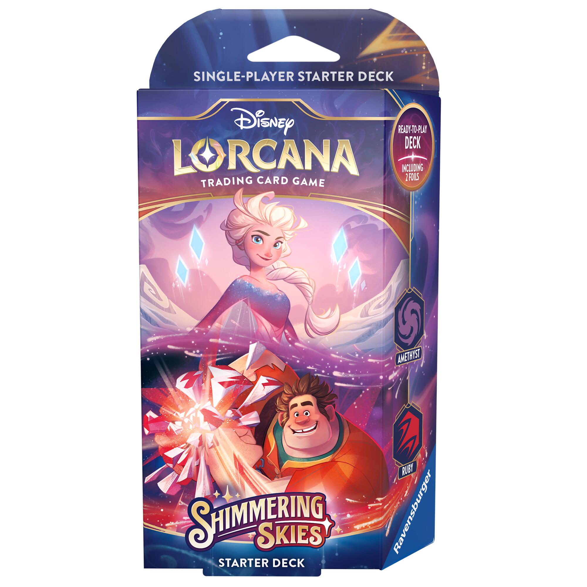 Disney Lorcana: Shimmering Skies - Starter Deck Amethyst/Ruby