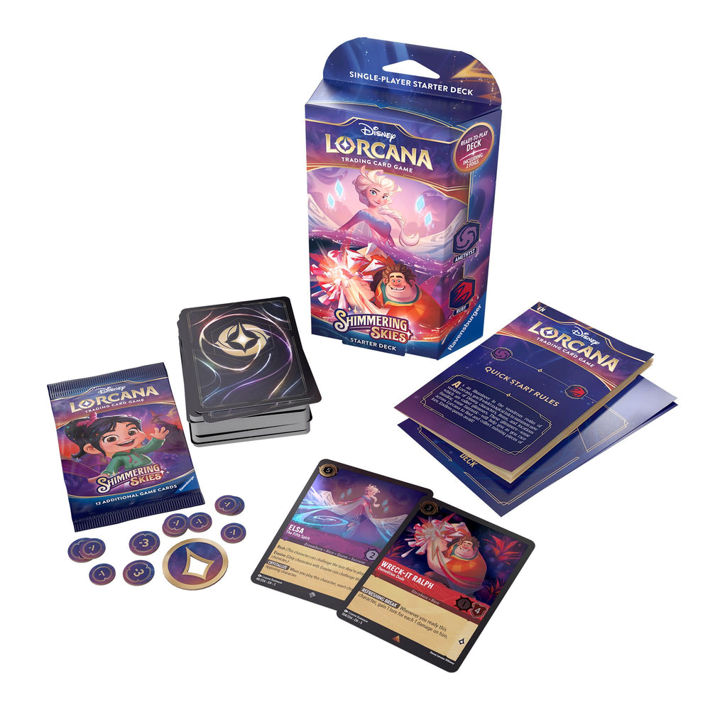 Disney Lorcana: Shimmering Skies - Starter Deck Amethyst/Ruby