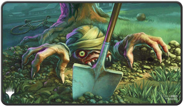 Ultra PRO: Black Stitched Playmat - Duskmourn (Special Guest - Exhume)