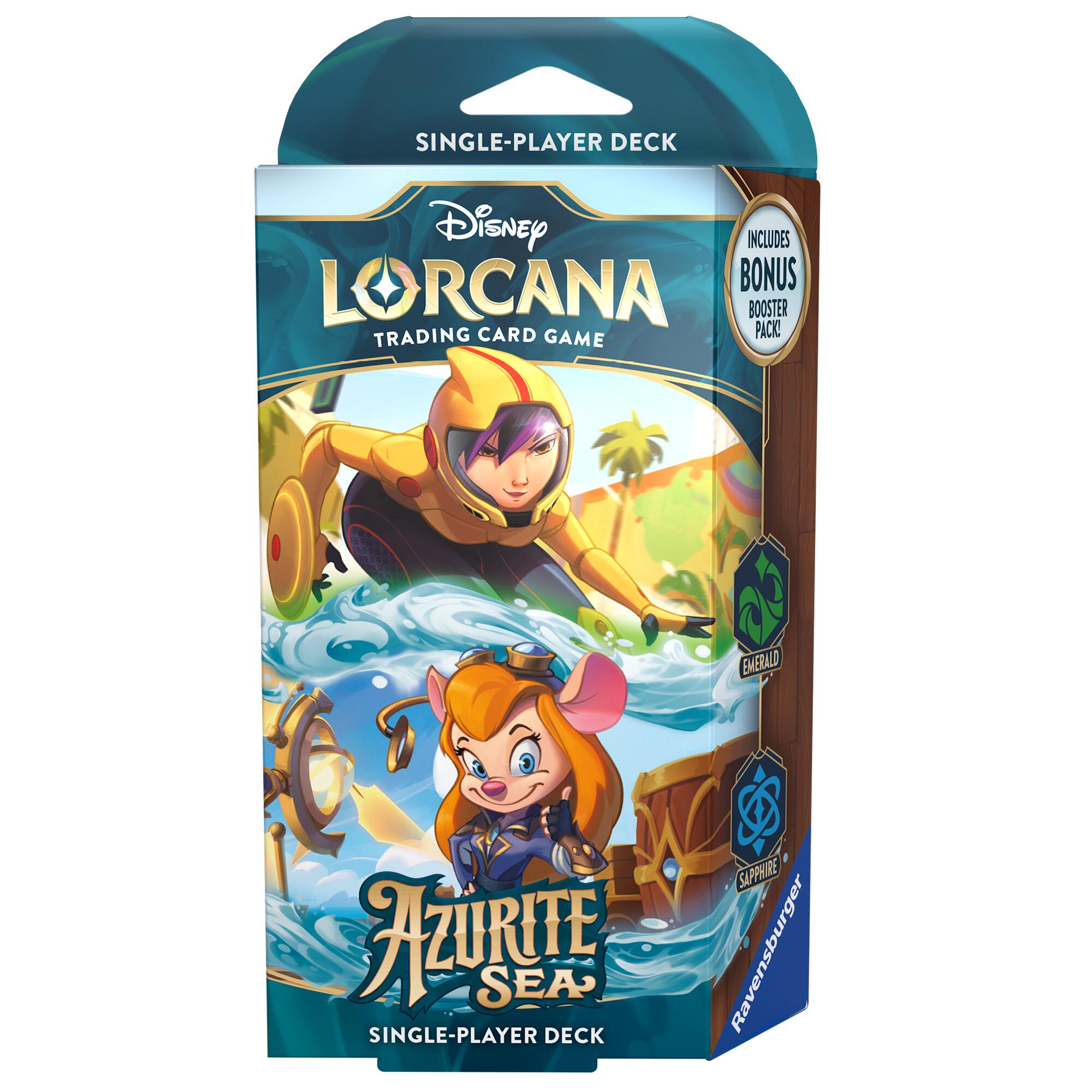 Disney Lorcana: Azurite Sea - Starter Deck Emerald/Sapphire