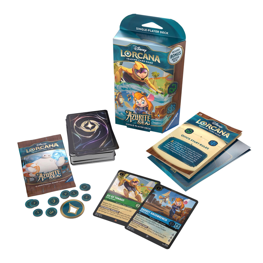 Disney Lorcana: Azurite Sea - Starter Deck Emerald/Sapphire