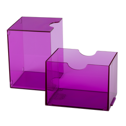 Dragon Shield: Strongbox - Clear Purple