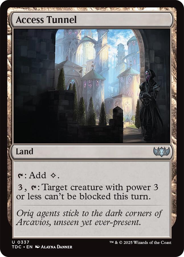 Access Tunnel [Tarkir: Dragonstorm Commander]