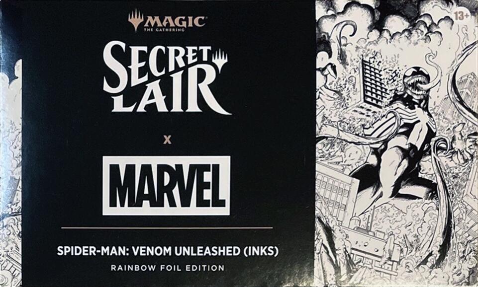 Secret Lair Drop: Secret Lair x Marvel's Spider-Man: Venom Unleashed (Inks) - Rainbow Foil Edition - Secret Lair Drop Series (SLD)