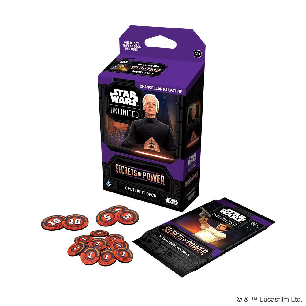 Star Wars: Unlimited - Secrets of Power (SEC): Chancellor Palpatine Spotlight Deck