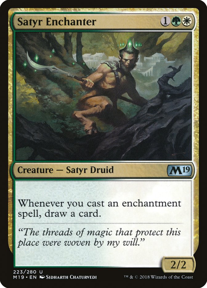 Satyr Enchanter [Core Set 2019]