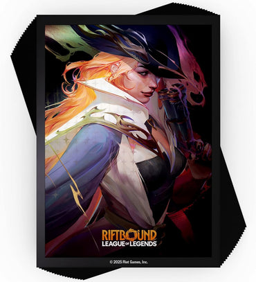 RIFTBOUND TCG: LEAGUE OF LEGENDS: SET 1 ORIGINS: MISS FORTUNE ART SLEEVES (100CT)