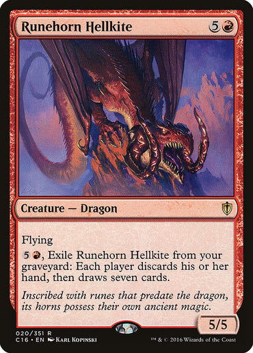 Runehorn Hellkite [Commander 2016]