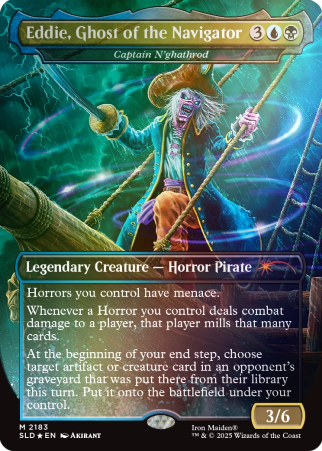 Secret Lair x Iron Maiden: Eddie Unchained - Rainbow Foil Edition - Secret Lair Drop Series (SLD)