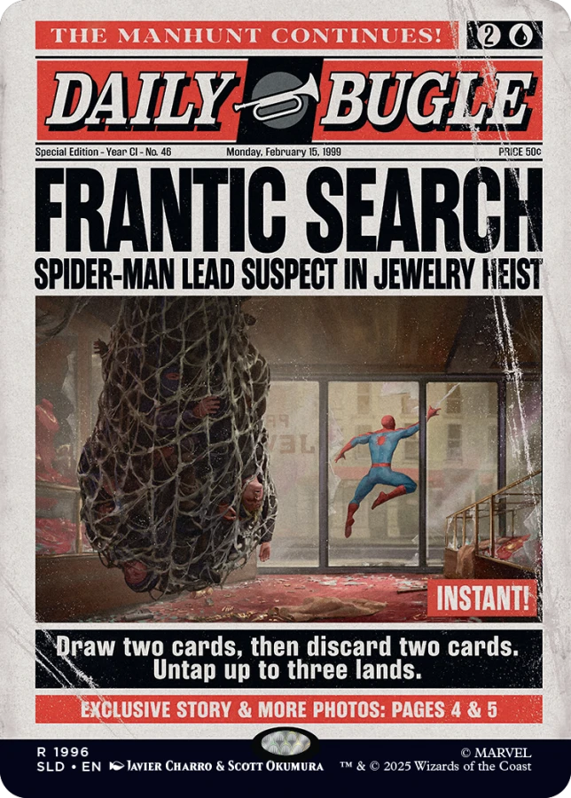 Secret Lair Drop: Secret Lair x Marvel's Spider-Man: Daily Bugle Breaking News - Non-Foil Edition - Secret Lair Drop Series (SLD)