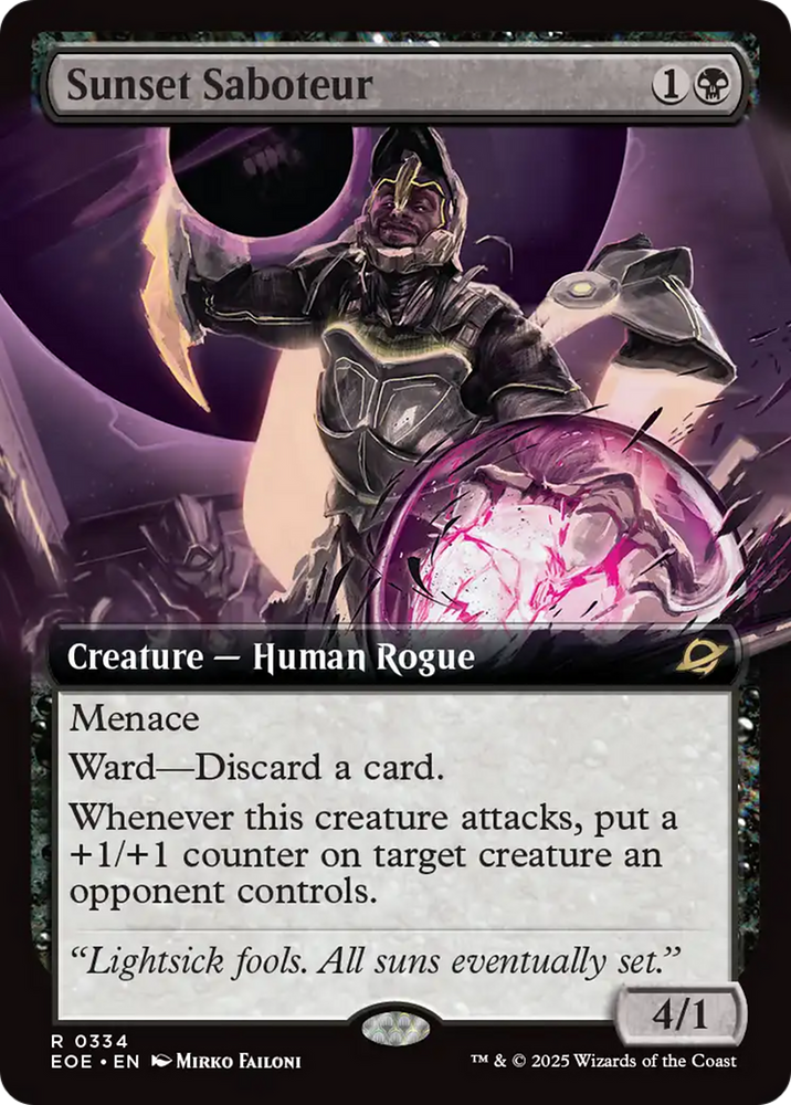 Sunset Saboteur (Extended Art) [Edge of Eternities]