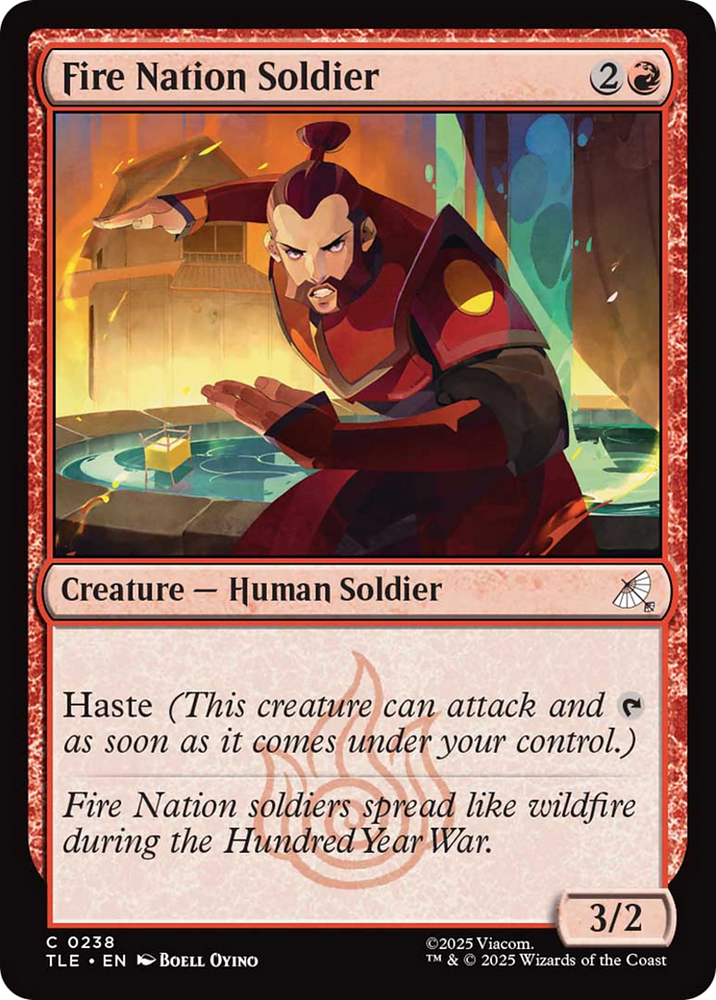 Fire Nation Soldier [Avatar: The Last Airbender: Eternal-Legal]