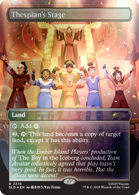 Secret Lair x Avatar: The Last Airbender: The Ember Island Players - Rainbow Foil Edition - Secret Lair Drop Series (SLD)