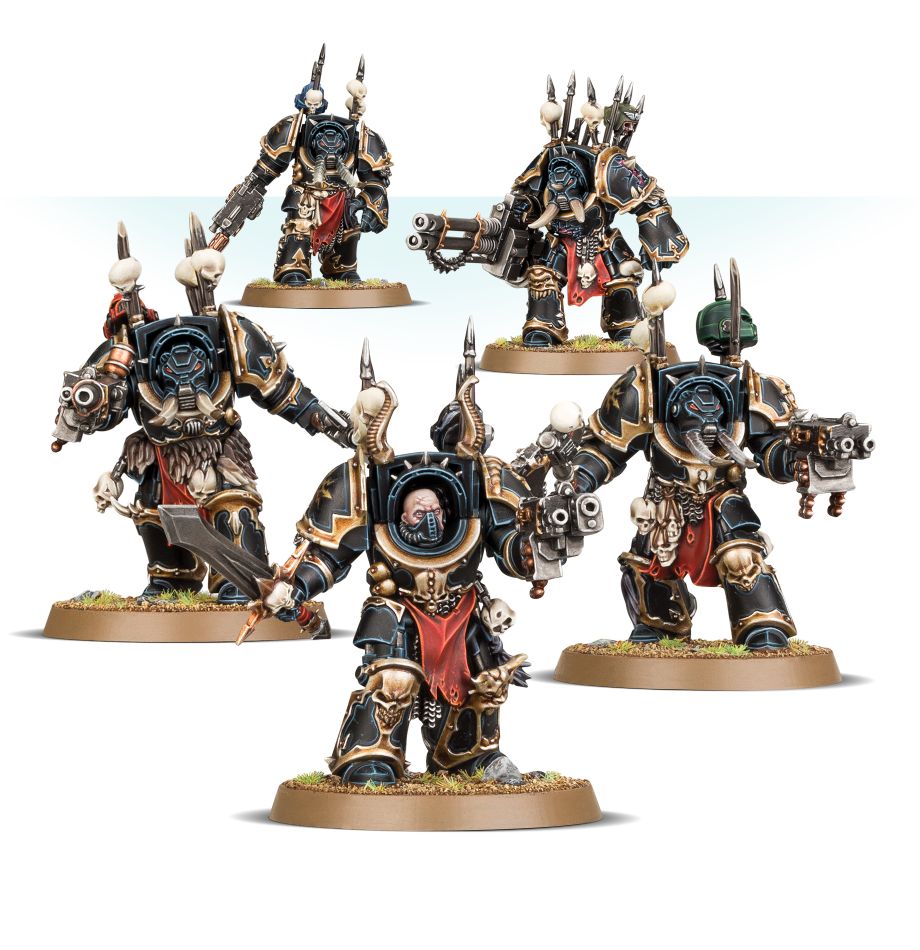 Chaos Space Marines: Chaos Terminator Squad