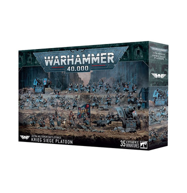 Warhammer 40K: Astra Militarum Battleforce - Krieg Siege Platoon (Preorder)