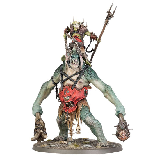 Orruk Warclans: Brekka-Boss on Mirebrute Troggoth