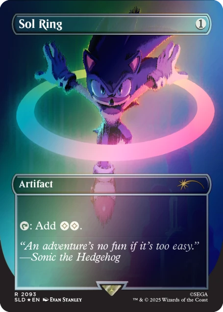 Secret Lair x Sonic the Hedgehog Superdrop: Chasing Adventure (Rainbow Foil) - Secret Lair Drop Series (SLD)