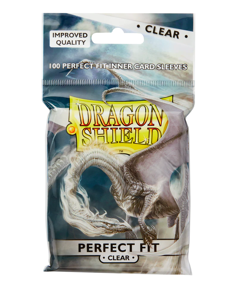 Dragon Shields - Perfect fit 100ct pack: Clear