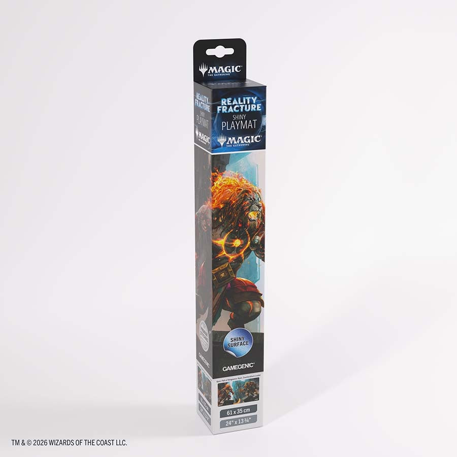 GAMGEN!C: Magic The Gathering: Reality Fracture: Shiny Playmat: Ajani, Path of Vengeance and Ajani Counterattack Leader
