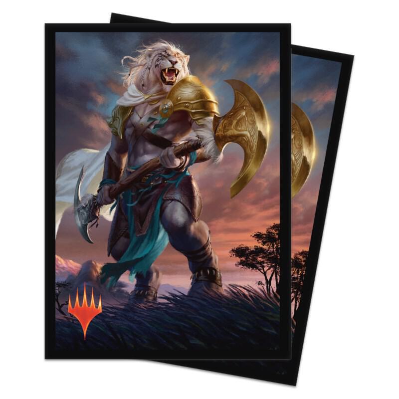 Core Set 2020 Standard Deck Protectors M20 V1 - Ajani, Strength of the Pride (100-Pack) - Ultra Pro Card Sleeves