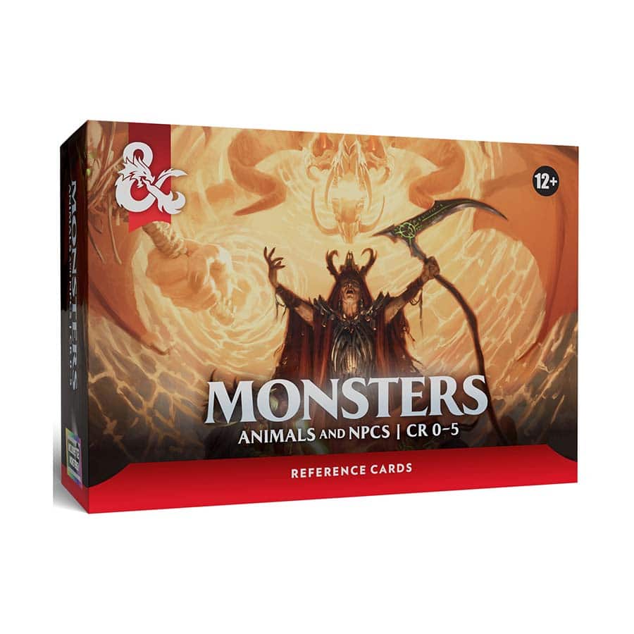 Dungeons & Dragons Reference Cards: Monsters (Animals and NPCS)