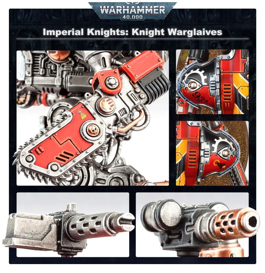 Imperial Knights: Knight Armigers Warglaives/Helverins