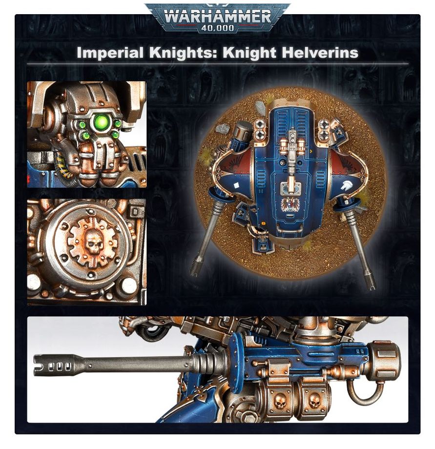 Imperial Knights: Knight Armigers Warglaives/Helverins