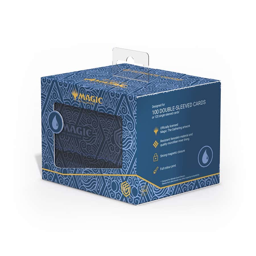 Ultimate Guard: Magic the Gathering: Deck Case Sidewinder 100 Xenoskin: TLA Avatar the Last Airbender: Mana Symbol Blue