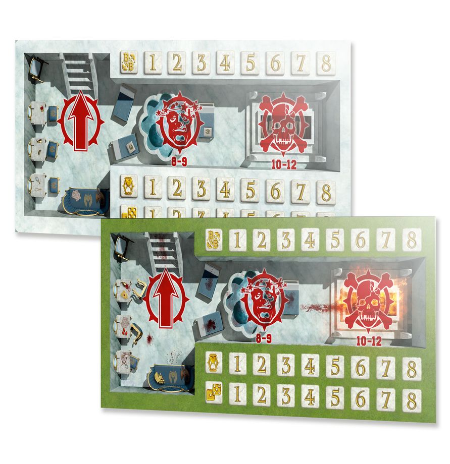 Blood Bowl: High Elf Pitch: Double-sided Pitch and Dugouts