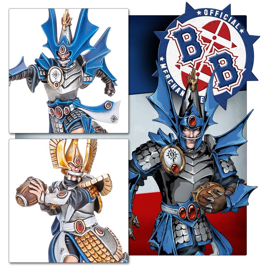 Blood Bowl: High Elf Blood Bowl Team -  The Caledor Dragons