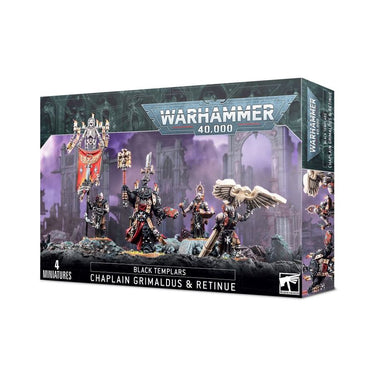 Black Templars: Chaplain Grimdalus & Retinue